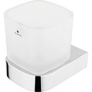 Nimco Nikau Pohárik na kefy a pastu s držiakom, matné sklo/chróm NK 30058C-26