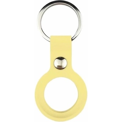 JC Силиконов ключодържател за Apple AirTag - JC AirTag Silicone Keyring (жълт)