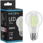 Mexen Vintis LED крушка с нажежаема жичка E27, A60, 4W, 55 lm, зелена - L150-E27-04XX-46 (L150-E27-04XX-46)
