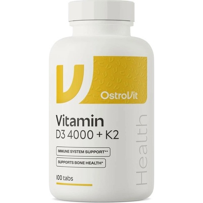 OstroVit Vitamin D3 4000 IU + K2 100 tablet