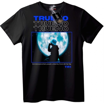 NOONEBRAND Тениска Trueno Хип-Хоп - 6XL, Black