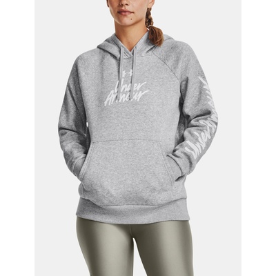 Under Armour UA Rival Fleece Graphic Hdy Sweatshirt Under Armour | Siv | ЖЕНИ | XS