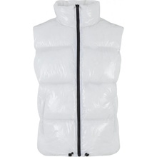 Def Shiny Puffer vest white