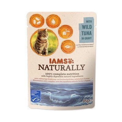 Iams Cat Adult tuniak v omáčke vrecko 85 g