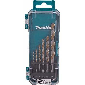 Makita Комплект свредла за метал D-77241, HSS-G, 6 бр