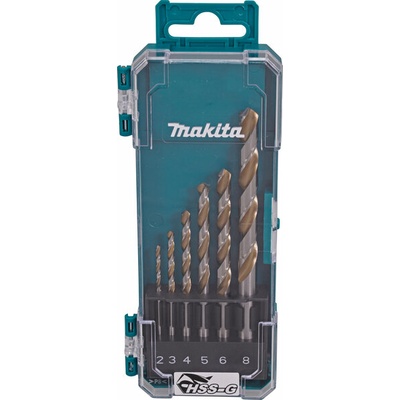 Makita Комплект свредла за метал D-77241, HSS-G, 6 бр