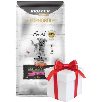 Euphoria Fresh stredné a veľké plemená s morčacím a králikom 12 kg