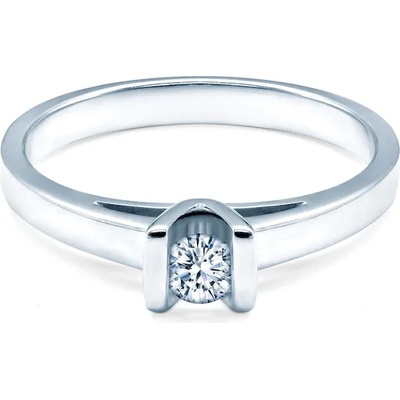 SAVICKI Годежен пръстен savicki: бяло злато, бял сапфир