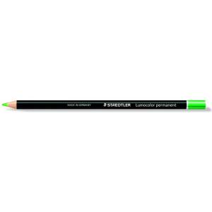 STAEDTLER Молив за маркиране, цялостен, водоустойчив (стъклоцветен), STAEDTLER "Lumocolor 108 20", зелен 108 20-5 (108 20-5)