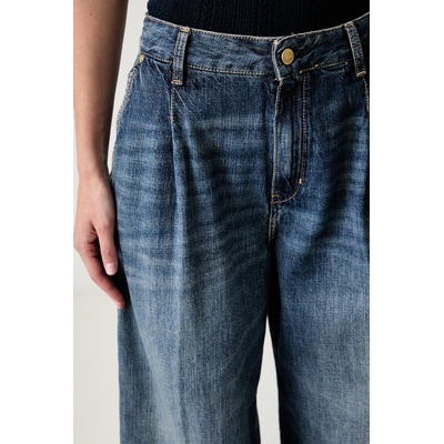 Tommy Hilfiger дънки wide leg дамски (WW0WW51041)