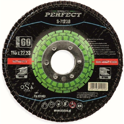 Listový kotouč Stalco Perfect S-71250 125mm gr.60