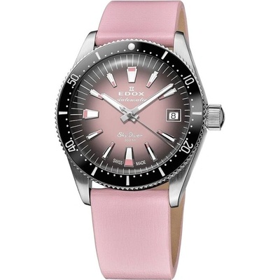 Edox Дамски часовник EDOX Skydiver Automatic Lady SET 80131-3NC-NDRO (80131-3NC-NDRO)