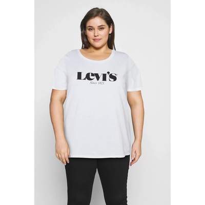 Levi's® dámske tričko THE PERFECT TEE PLUS SIZE 35790 0158 Biela