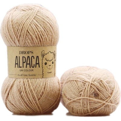 Drops Alpaca UNI 0302 camel