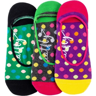 Meatfly Low Socks S19 B Big Dots 1