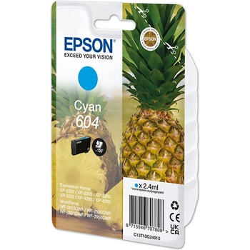 Epson original ink C13T10G24010, T10G240, 604, cyan, 2.4ml (C13T10G24010)
