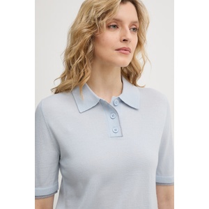 United Colors of Benetton тениска с яка дамска вълнена (11AHD301J) - answear - 91,90 лв