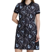 Luhta Inkarmaa Polo Dress čierne so vzorom