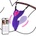 SuperLove Wearable G-Spot Panty Vibrator with Remote & App Purple