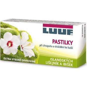 LUUF pastilky Islandský lišejník a ibišek 20 pastilek