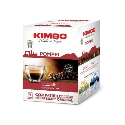 KIMBO Kimbo Pompei Coffee Capsules кафе капсули, за Nespresso машини 100 бр (014193)