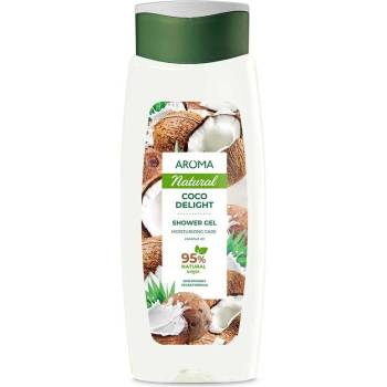 AROMA Душ гел AROMA NATURAL Кокос 400 ml (a-2030-001118_7)