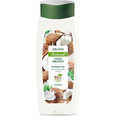 AROMA Душ гел AROMA NATURAL Кокос 400 ml (a-2030-001118_7)