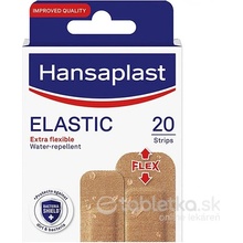 Hansaplast ELASTIC Extra flexible náplasť stripy 1 x 20 ks