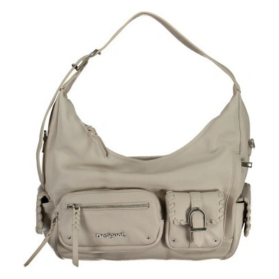 Desigual Stylová dámská kabelka 35.0X30.0X13.0cm bílá