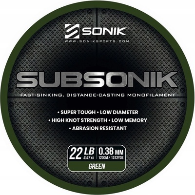 Sonik Subsonik Green 1200 m 0,38 mm