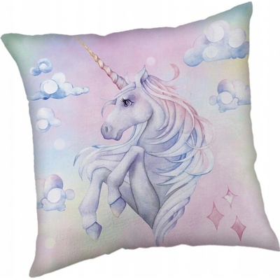 Jerry Fabrics vankúš Jednorožec Rainbow 40x40