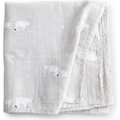bonjourbébé Mušelínová plienka 120x120cm Polaris Grey