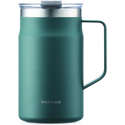 Locknlock termohrnek s uchem LOCK Metro 600 ml zelený