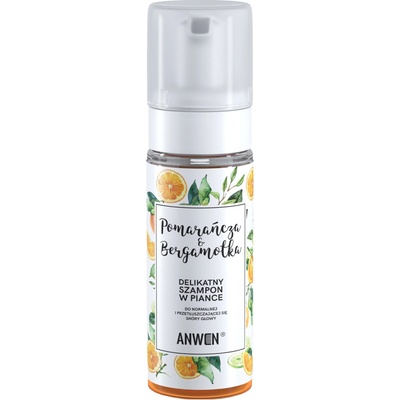 Anwen Orange & Bergamot čistiaca pena pre normálne až mastné vlasy 170 ml
