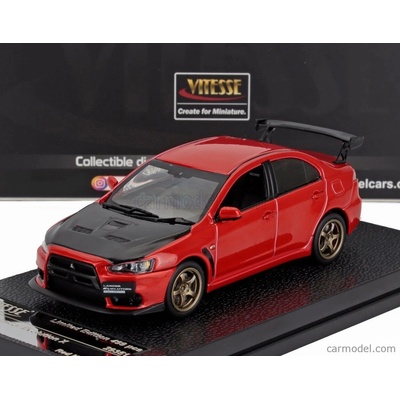 Vitesse Mitsubishi Lancer Evolution X 2008 Red Met Black 1:43