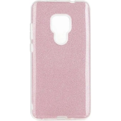 Forcell Блестящ Силиконов Калъф за Huawei Mate 20, Forcell Shining Case, Розов (5901737936660)