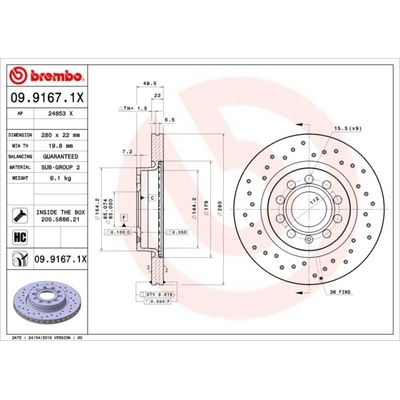 BREMBO 08.A753.47