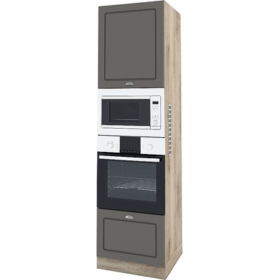 ИРИМ Колонен кухненски шкаф Сити АРФ-Цимент мат-06-48 60 см