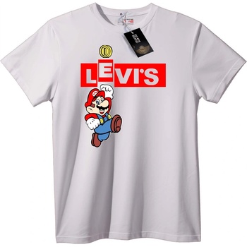 NOONEBRAND Levi's x Mario Тениска - 2XL, White