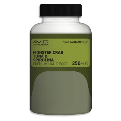 Avid Carp Monster Crab-Tuna & Spirulina Liquid Food 250ml