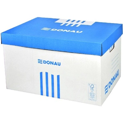 DONAU Контейнер за архивиране на кутии DONAU 545x363x317 mm с подвижен връх, син U7666301FSC-10 (U7666301FSC-10)