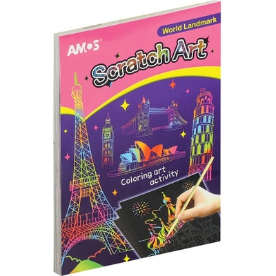 Скреч карти AMOS SA4-FA 10x14 cm, 14 л (1113048-170-2603)