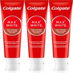 Colgate Max White One Coffee, Tea & Wine избелваща паста за зъби 3x75ml