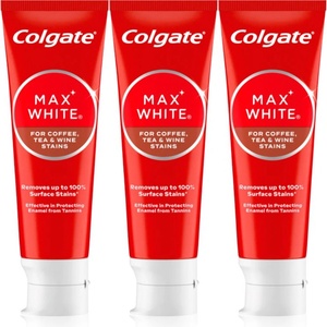Colgate Max White One Coffee, Tea & Wine избелваща паста за зъби 3x75ml