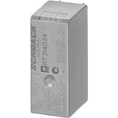 SIEMENS Relé zásuvné, 2 CO, relé 15 mm, 12V DC, také pro patici LZS LZX:RT424012