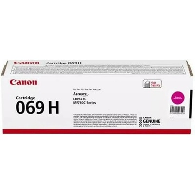 Canon Toнер Canon 069H Пурпурен цвят (4549292196856)