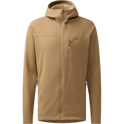 Haglöfs Мъжко поларено яке Haglöfs Rosson Mid Hood Fleece jacket - Oak Brown (005-5886-0413)