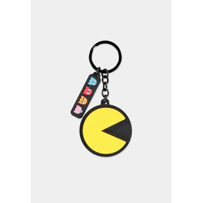 Prívesok na kľúče Pac Man Rubber Keychain Multicolor