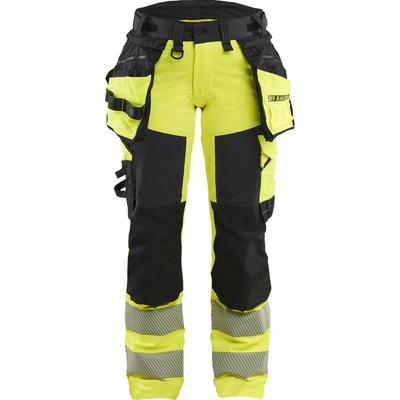 Blåkläder AB 7022 dámské reflexní nohavice žltá/cerná