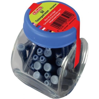 Bombičky Herlitz modré v dóze 50ks HL314847